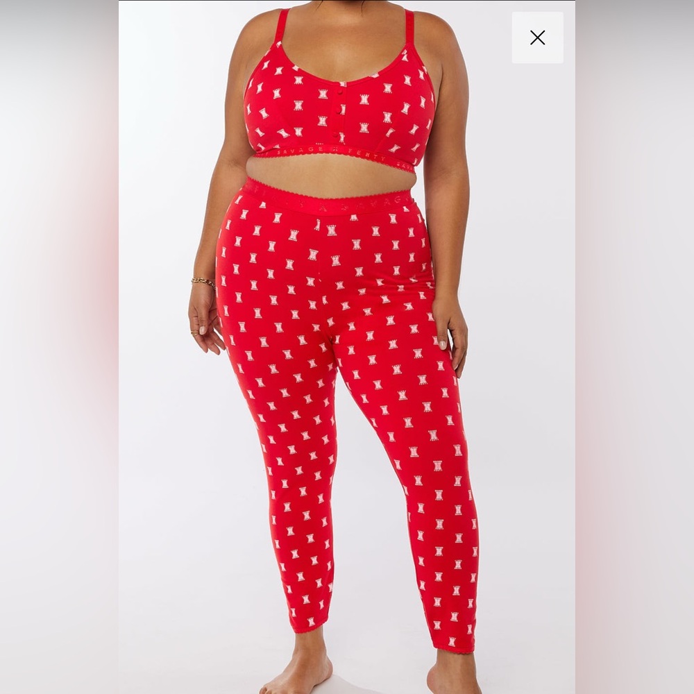Savage X Cotton Jersey Bralette and Legging